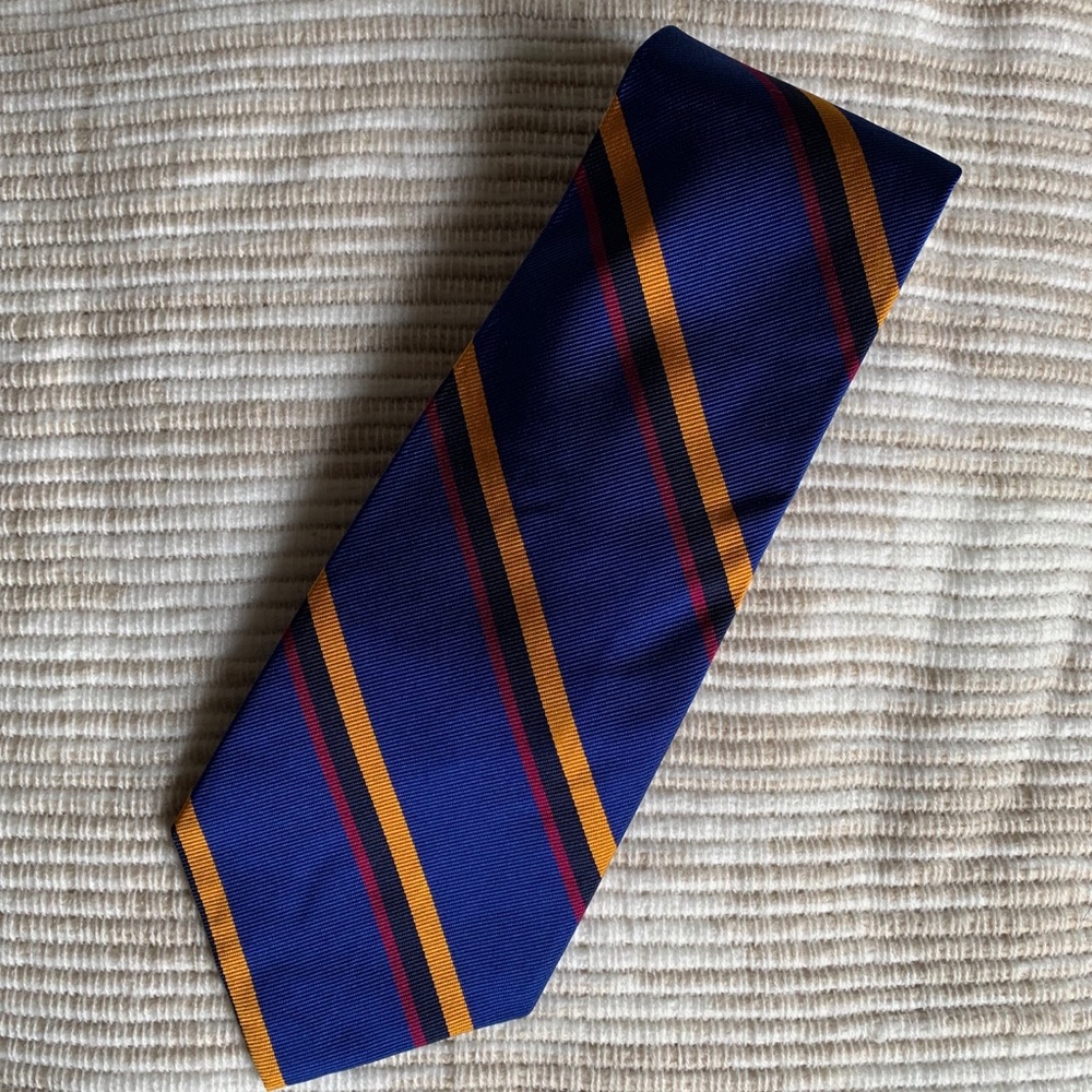 Blue, Gold, Black Ad Stripe - Polo by Ralph Lauren